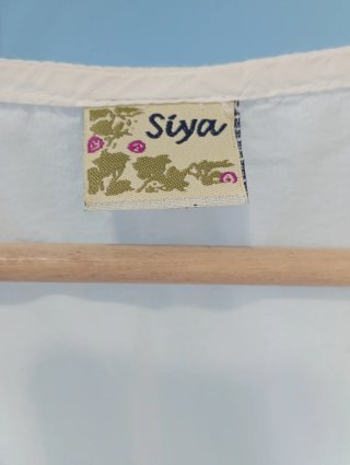 Vestido playero blanco M