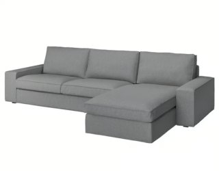 Sofá Kivik Ikea gris. Hipercómodo. Venta por mudan