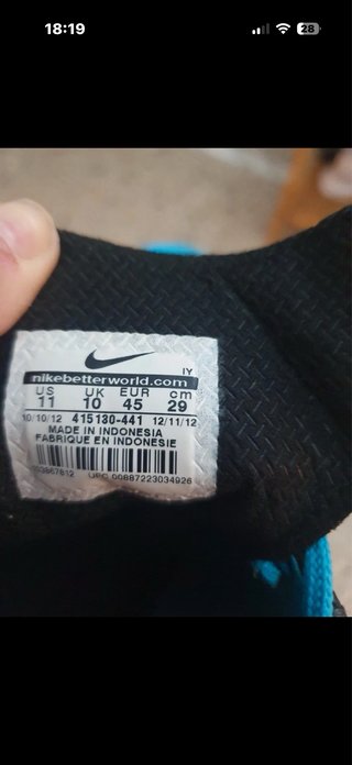 Scarpe da calcetto Nike blu e nere