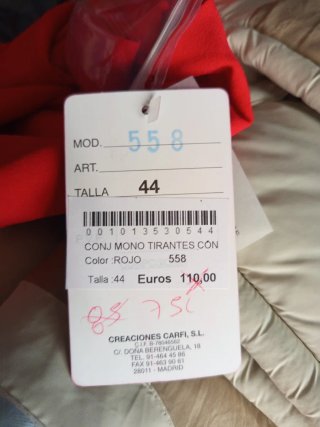 Mono de vestir