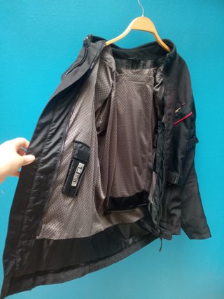 Chaqueta Moto Richa Técnica Negra y Roja talla L