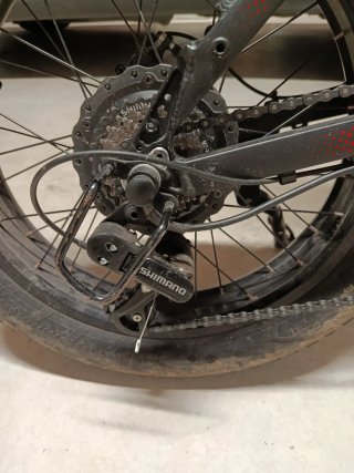 Bicicleta Eléctrica Fat 750W Doble Amortiguación