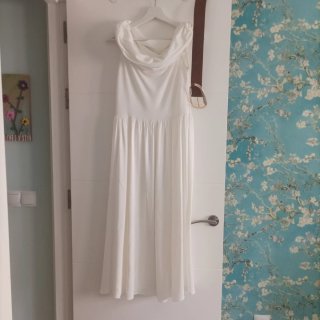 Vestido blanco Zara