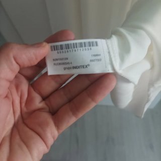 Vestido blanco Zara