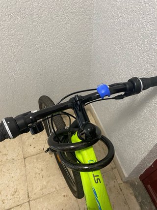 Bicicleta Rockrider 100 Verde Neón