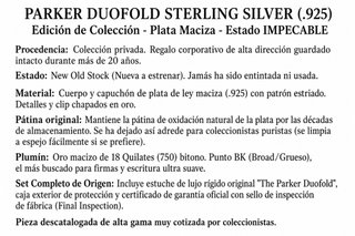 Parker Duofold International Sterling Silver(.925)