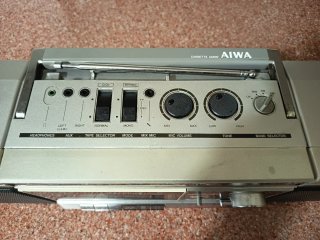 Radio Cassette AIWA CS-240 Plata/Negro