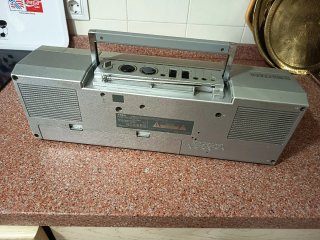 Radio Cassette AIWA CS-240 Plata/Negro