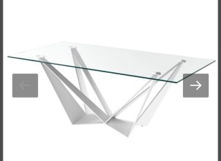 Mesa Comedor Diseño Cristal y Madera