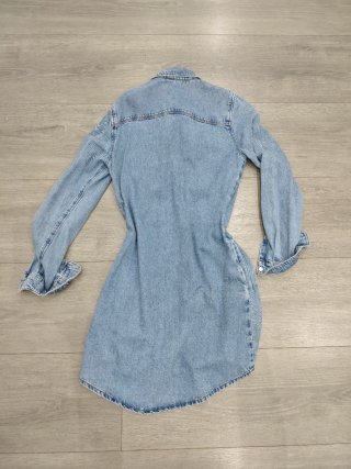 Vestido vaquero manga larga