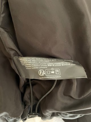 Plumífero Pull&Bear Negro Talla M