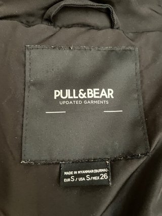 Plumífero Pull&Bear Negro Talla M