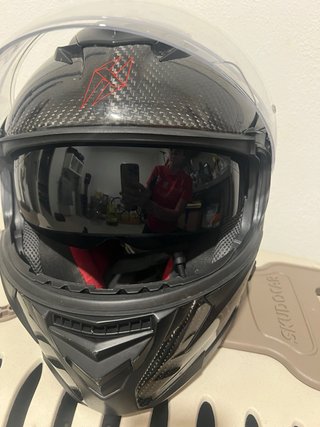 Casco Dexter Carbono Integral Pinlock Ligero