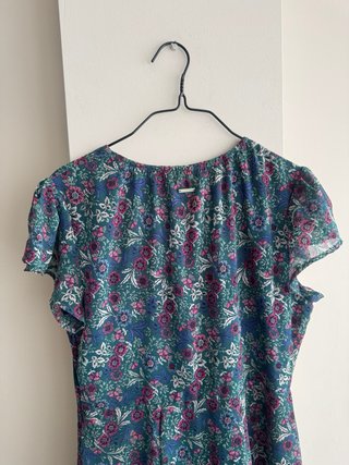 Vestido midi floral Tintoretto
