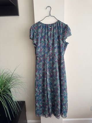 Vestido midi floral Tintoretto