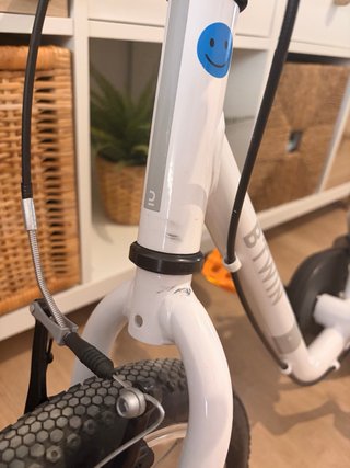 Bicicleta infantil Btwin blanca 14”