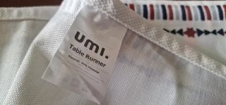 Runner da Tavola Umi. con Nappe
