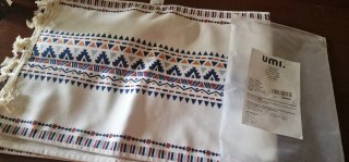 Runner da Tavola Umi. con Nappe