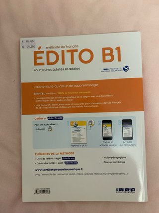 Édito méthode français : B1 : cahier d'activités
