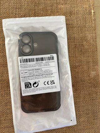 Funda Yisica iPhone 16 6.1 Transparente