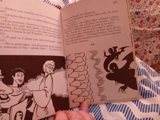 Libro los jóvenes dragones , la magia al reves.
