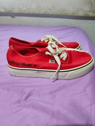 Zapatillas Disney Mickey Talla 38 Rojas
