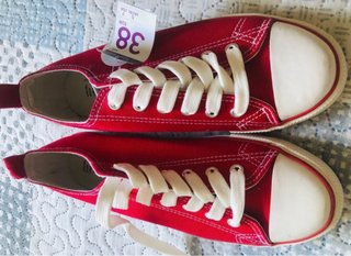 Bambas rojas talla 38