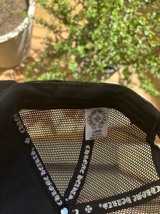 Gorra Chrome Hearts Negra y Blanca