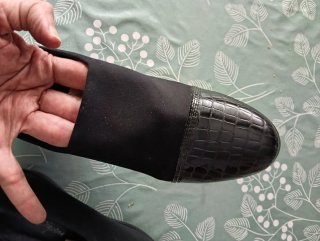 Zapatos de cuña negros
