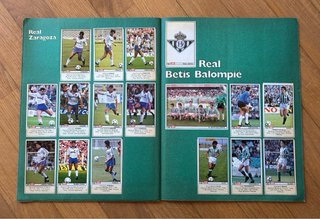 2 Álbumes Completos Liga 86/87