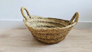 Cestas de mimbre decorativas