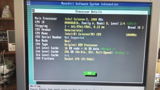 Shuttle MV25N + Celeron Tualatin + 512MB