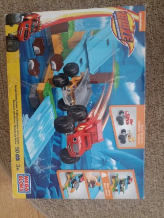 Mega Bloks Blaze Jungle Ramp Rush