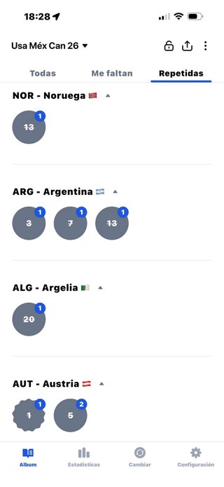 Cromos Mundial