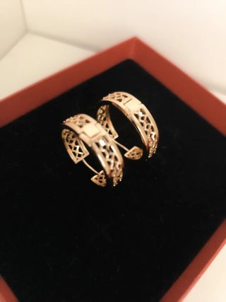 Pendientes Aro Dorados Calados