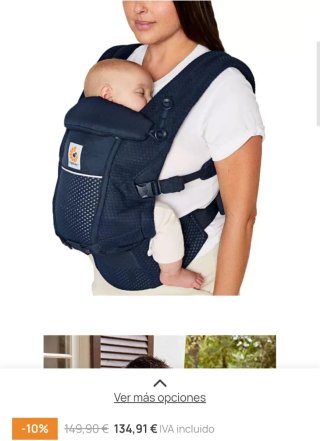 Mochila portabebés Ergobaby - adaptable - nueva