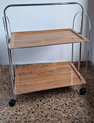 CARRITO CAMARERA PLEGABLE VINTAGE Raquer