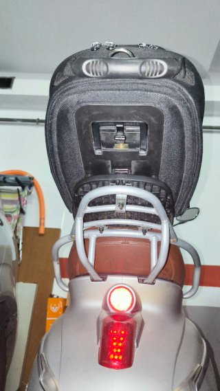 Bolsa/Maleta Moto Blanda SHAD Negra/Gris