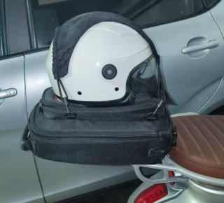 Bolsa/Maleta Moto Blanda SHAD Negra/Gris