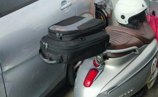 Bolsa/Maleta Moto Blanda SHAD Negra/Gris