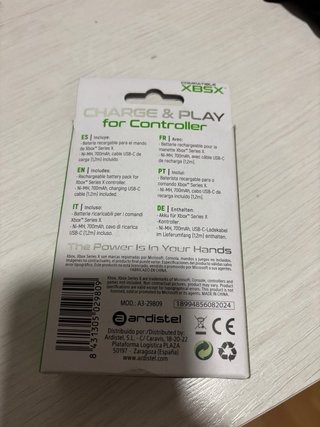 BLACKFIRE Carga y Juego Mando Xbox