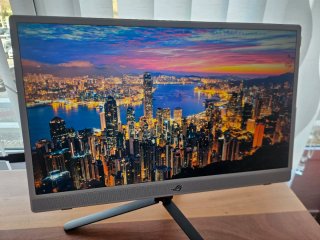 Monitor ASUS ROG Strix XG16AHP-W Plata