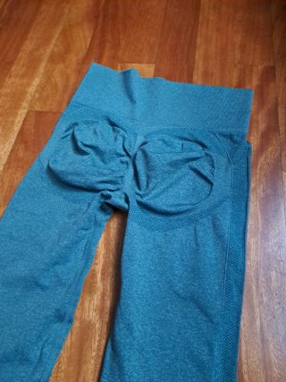 Leggings moldeadores verde turquesa Talla S