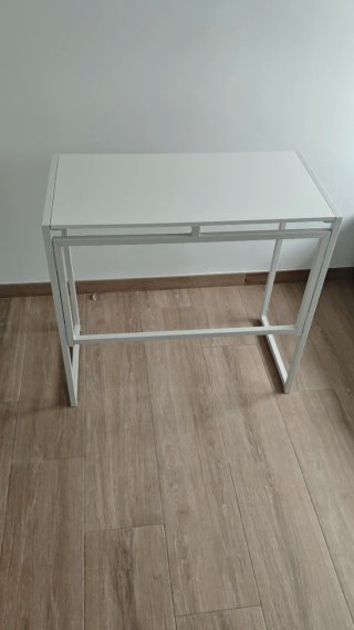 Escritorio plegable blanco