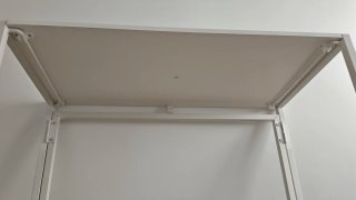 Escritorio plegable blanco