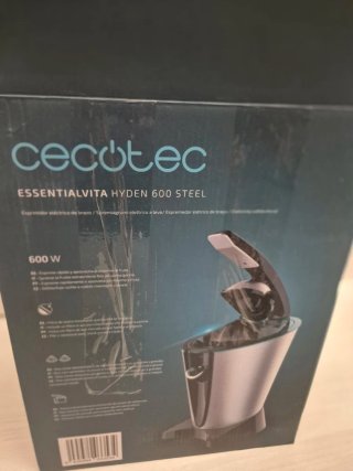 Exprimidor Cecotec Essentialvita 600W Acero