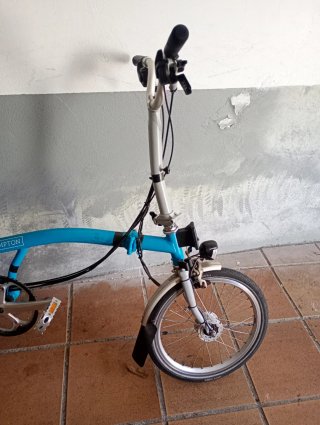 Bicicleta Brompton Azul