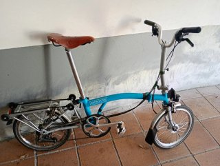 Bicicleta Brompton Azul