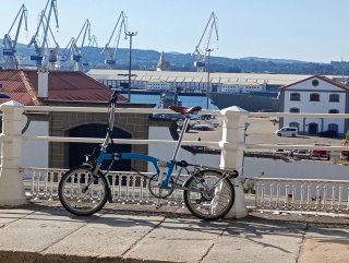 Bicicleta Brompton Azul