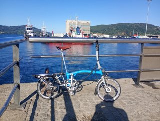 Bicicleta Brompton Azul